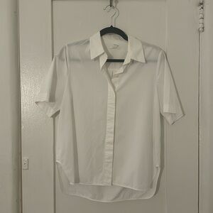 COS Short Sleeve White Buttondown